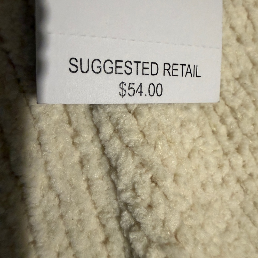 Ladies Size M Striped Cream and Tan‎ Women's Sweater NEW - Picture 9 of 14